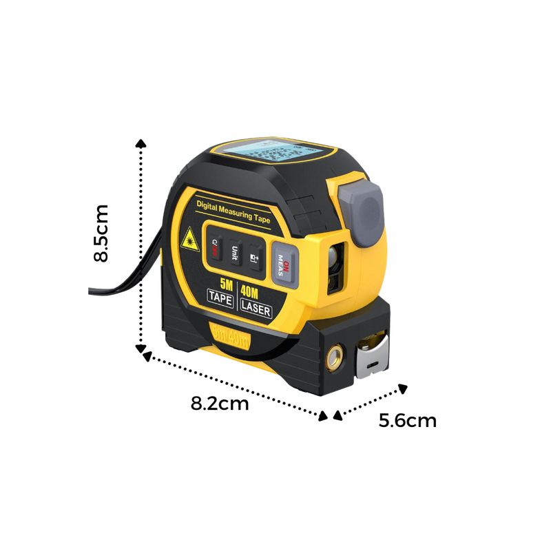 3-in-1 Laser-Bandmaß