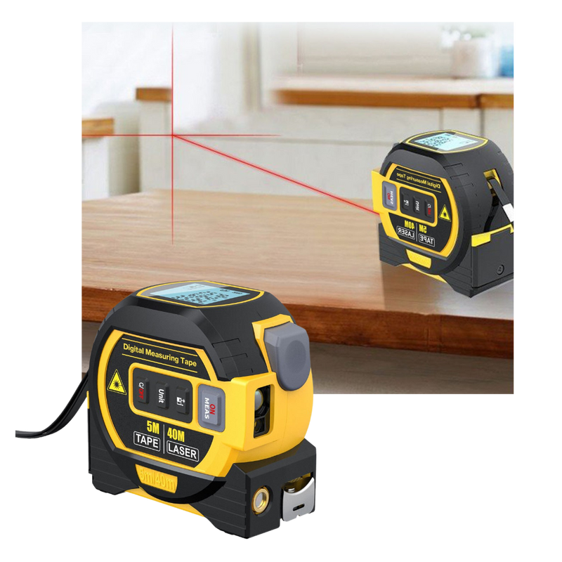 3-in-1 Laser-Bandmaß