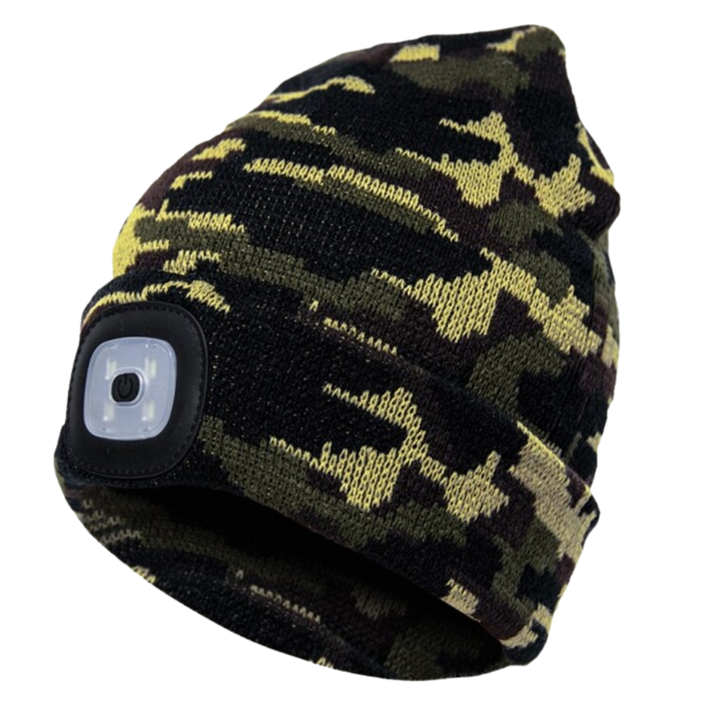 Beanie-Mütze mit Licht