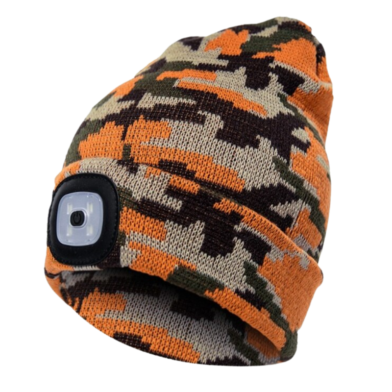 Beanie-Mütze mit Licht
