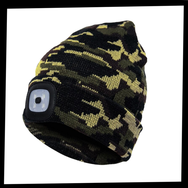 Beanie-Mütze mit Licht