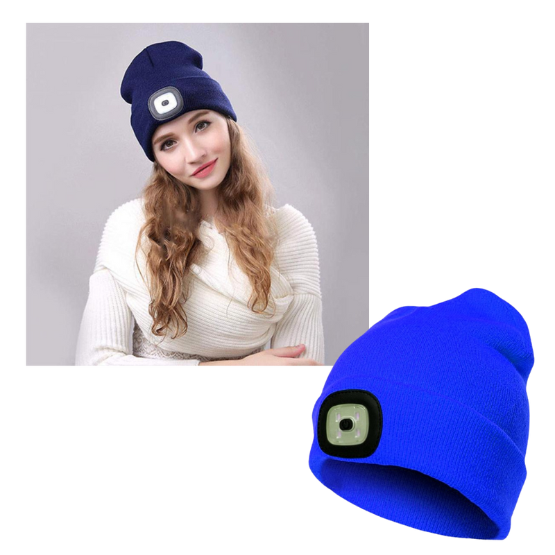 Beanie-Mütze mit Licht