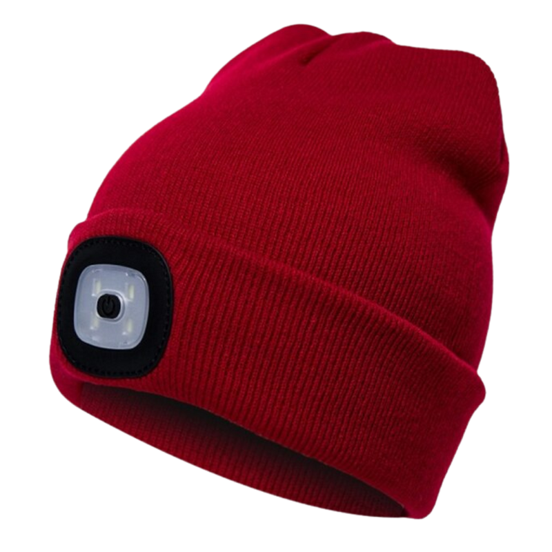Beanie-Mütze mit Licht