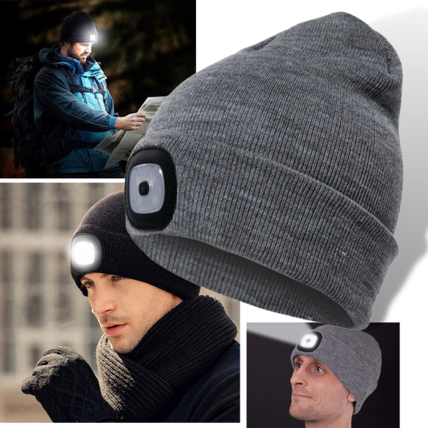 Beanie-Mütze mit Licht