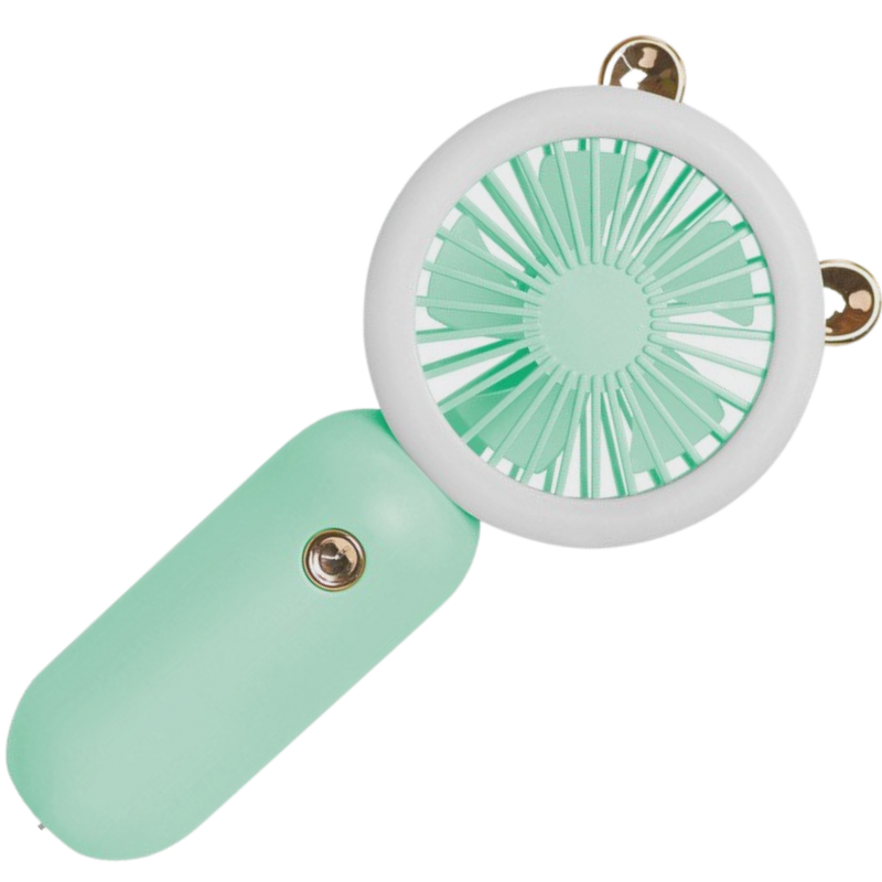 Tragbarer USB-Taschenventilator mit LED