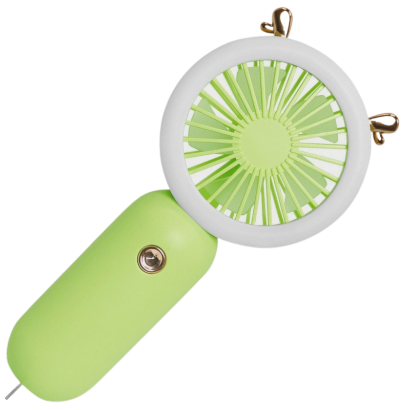 Tragbarer USB-Taschenventilator mit LED