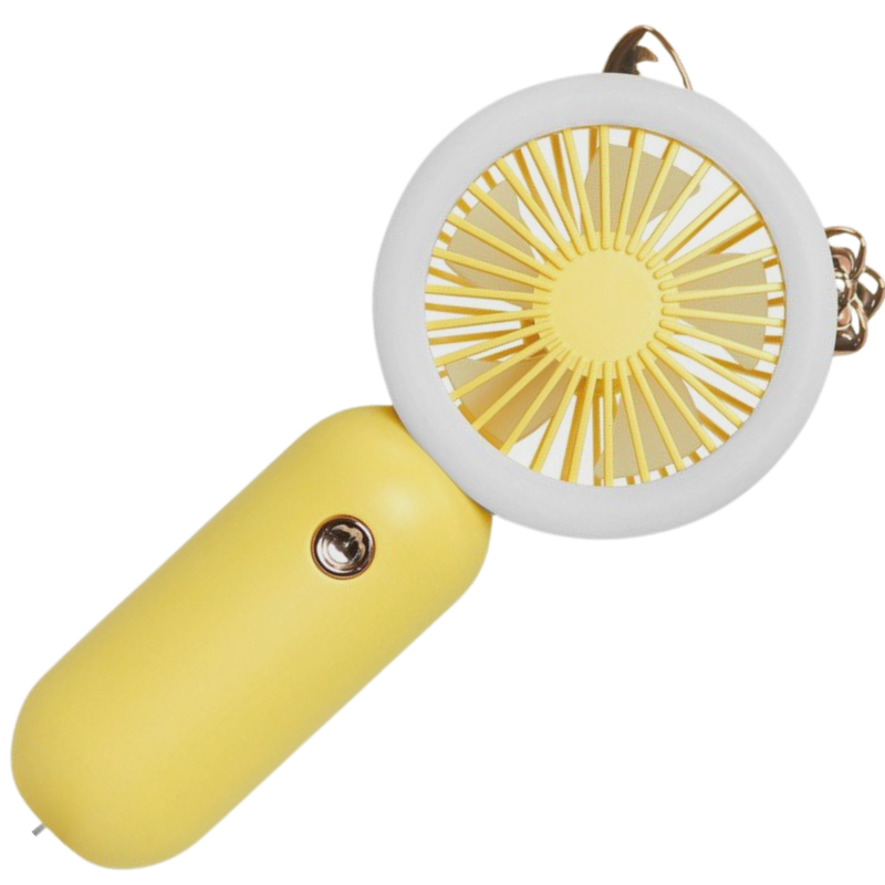 Tragbarer USB-Taschenventilator mit LED