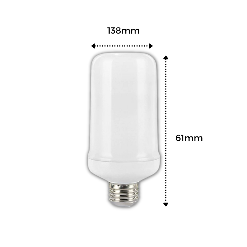 LED-Lampe mit Flammeneffekt