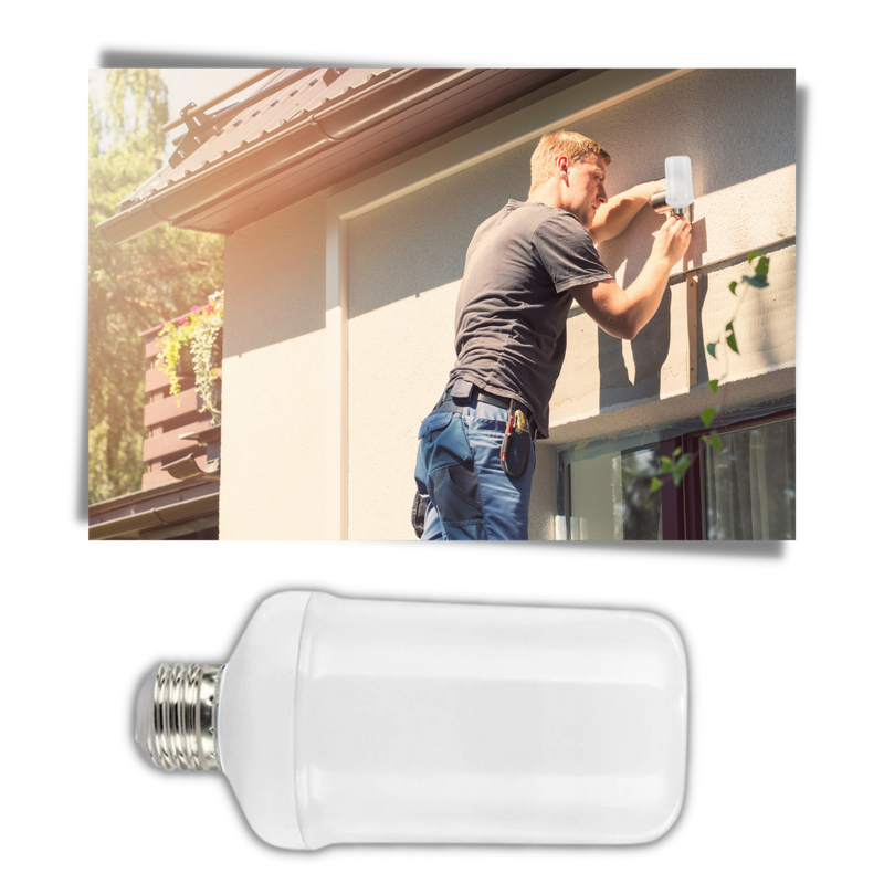 LED-Lampe mit Flammeneffekt