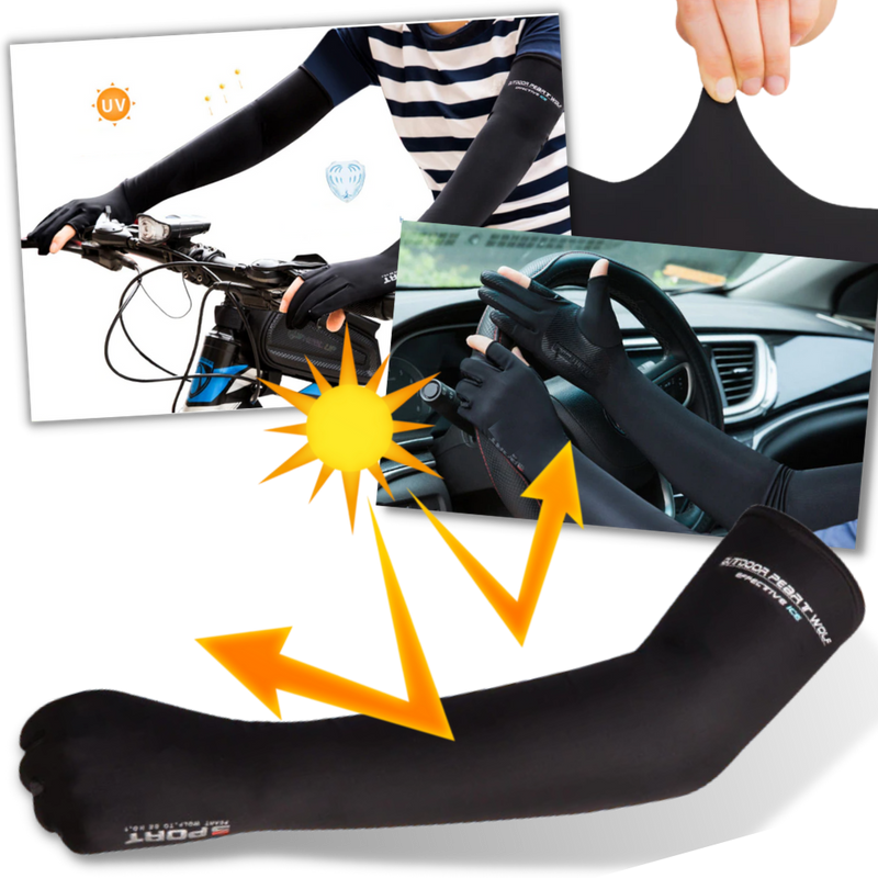 Armlange Sonnenschutzhandschuhe