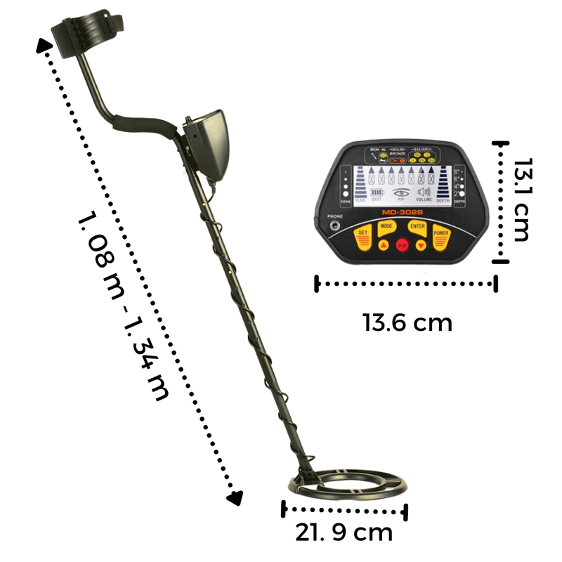 Wasserdichter Metalldetektor