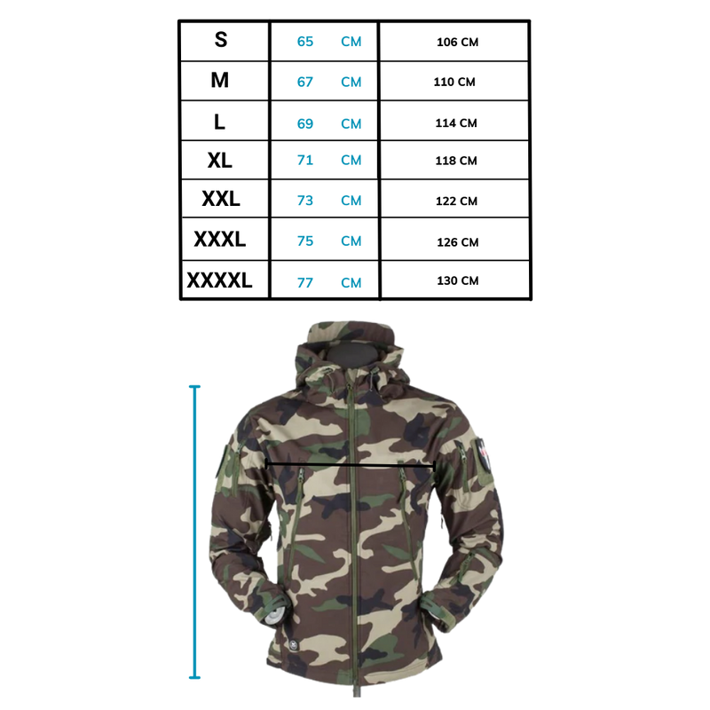 Militärische Kriegsjacke