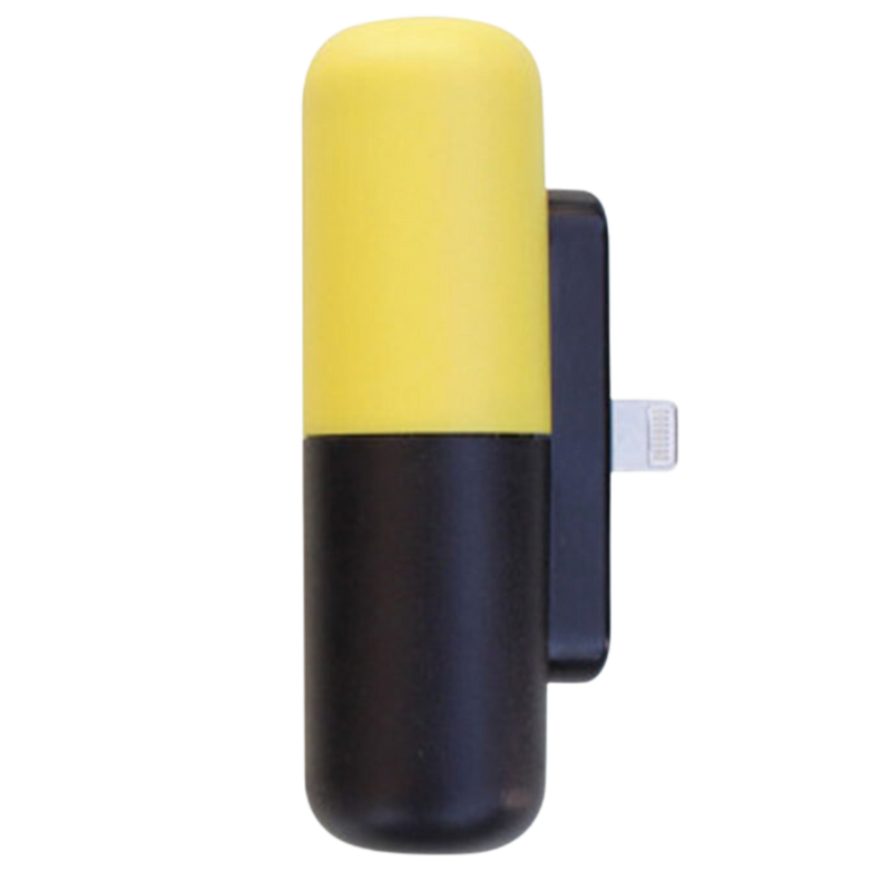 Tragbare Mini-Powerbank in Kapselform