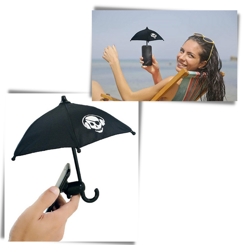 Mini-Regenschirm für Telefon