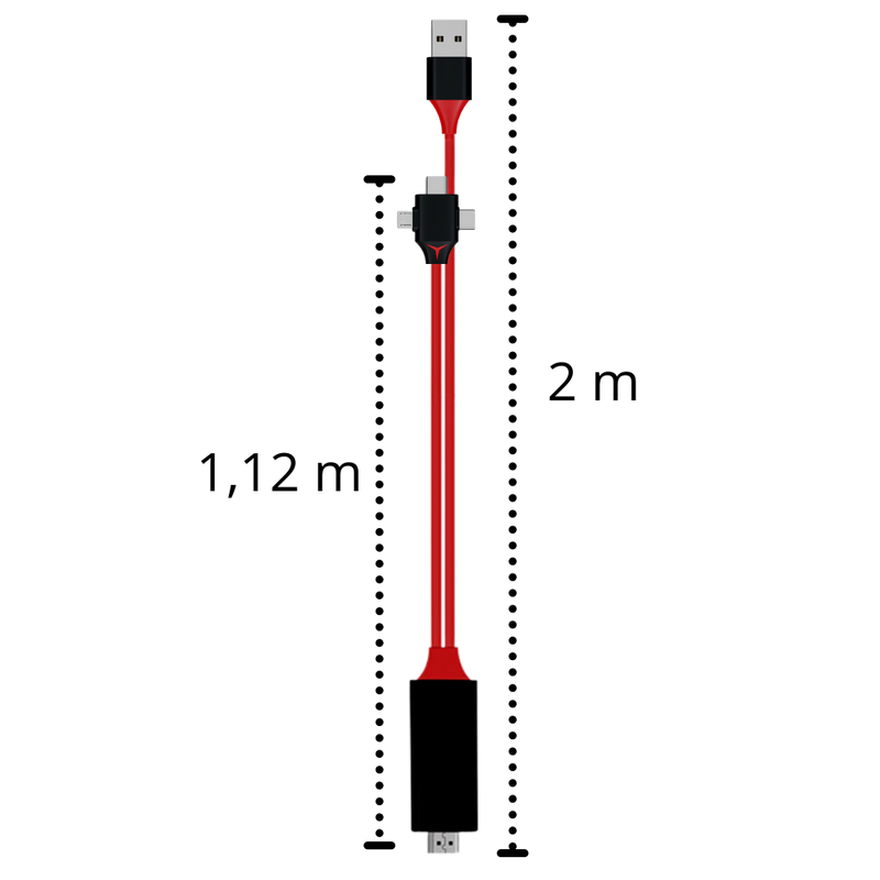 HMDI-Adapterkabel für Handys und Tablets