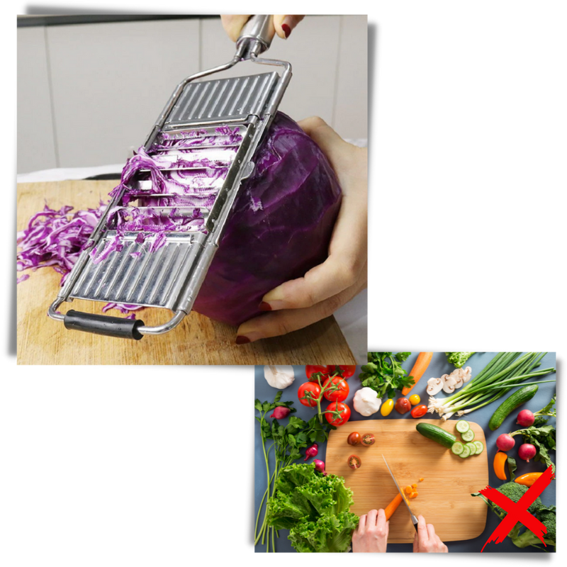 Mehrzweckschneider und Küchenreibe