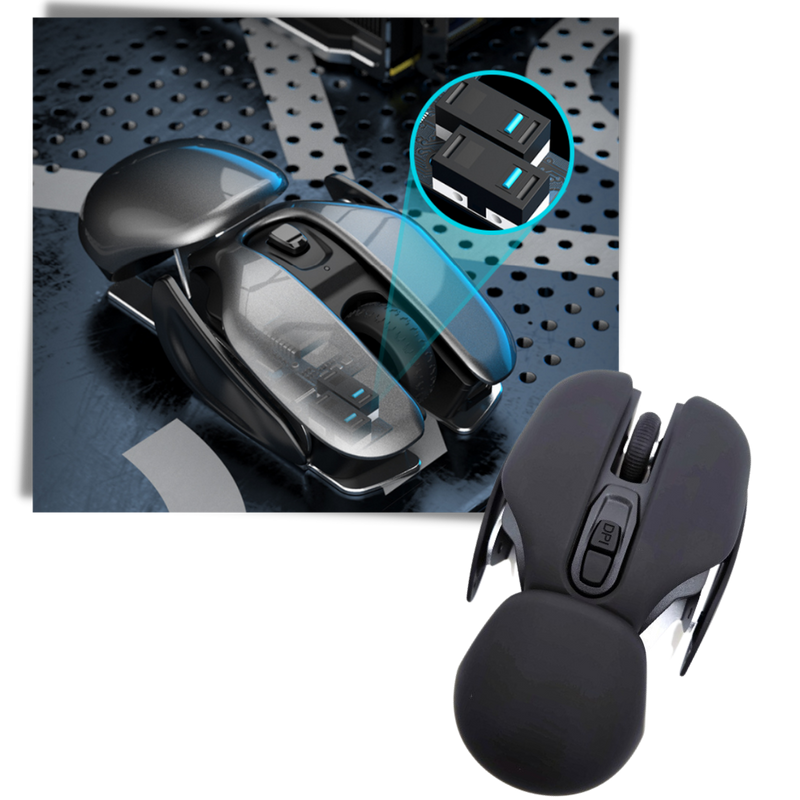 Kabellose ergonomische Gaming-Maus