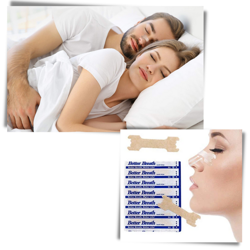 100er-Pack Nasalstreifen gegen Schnarchen