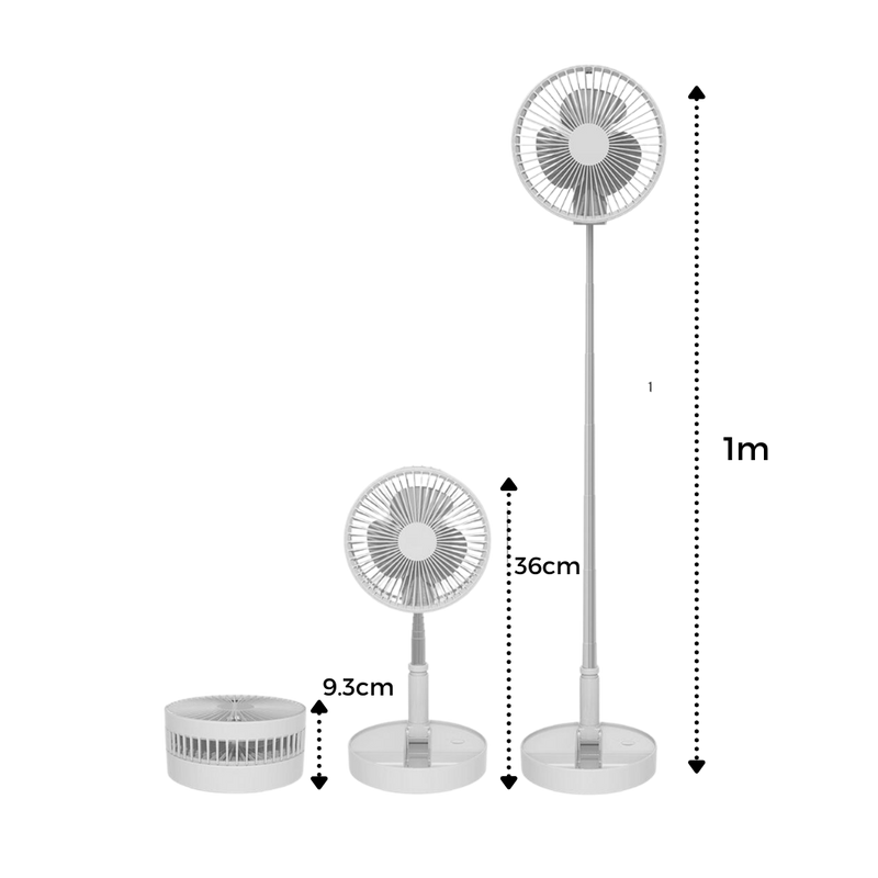 Einzigartiger tragbarer, faltbarer USB-Ventilator