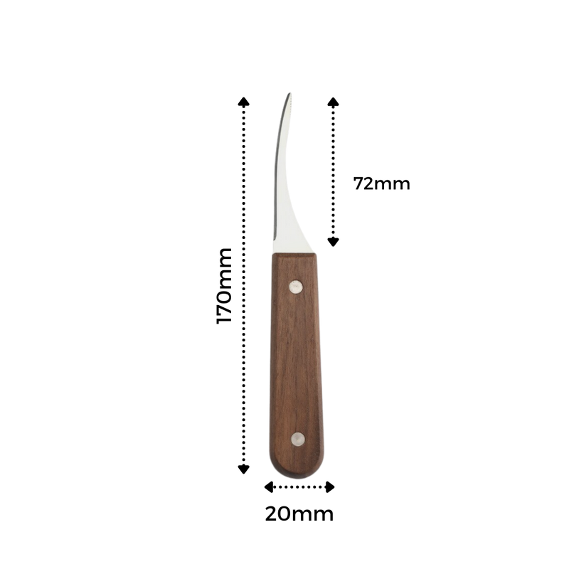 Edelstahl-Garnelenschälmesser