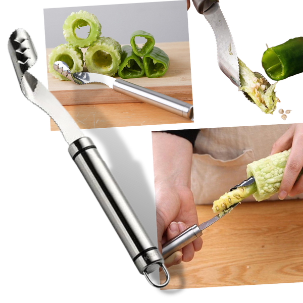 Entkerner für Gemüse und Paprika