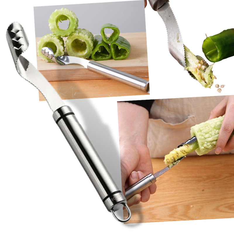 Entkerner für Gemüse und Paprika