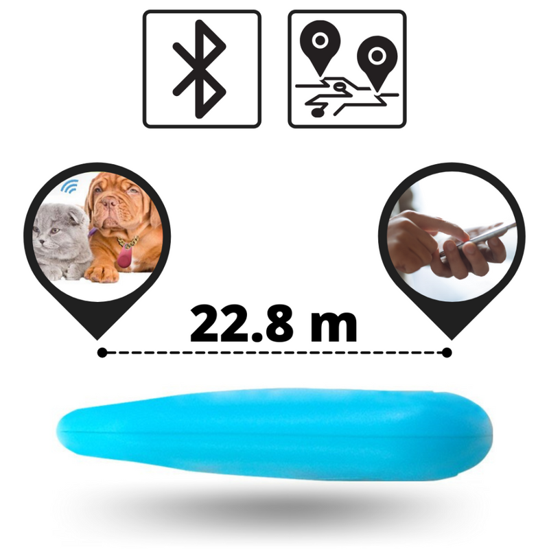 Bluetooth GPS-Tracker für Haustiere