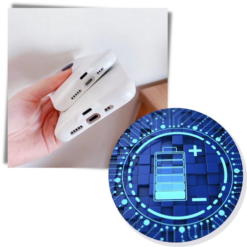 Handyhülle mit LED-Ringlicht