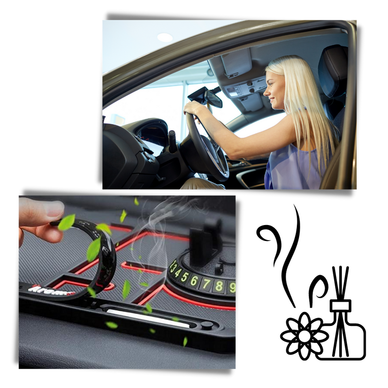 Rutschfeste Unterlage und Telefonhalterung für das Auto