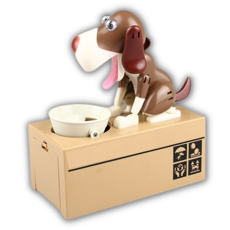 Welpenhund-Sparschwein