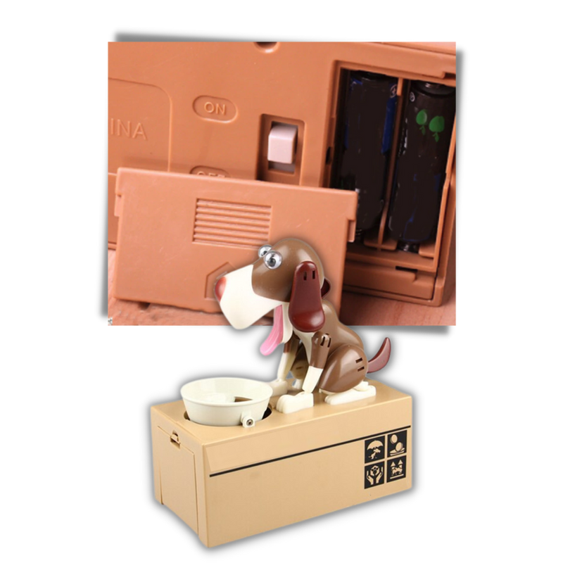 Welpenhund-Sparschwein