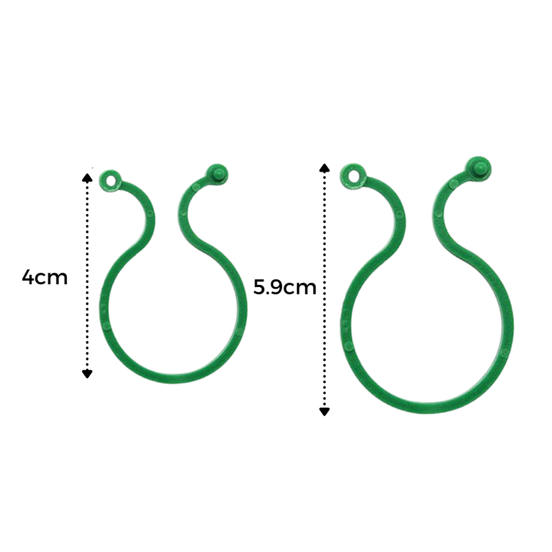 Packung mit Gartenpflanzenhalter-Clips