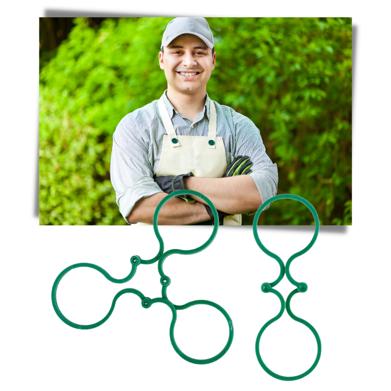 Packung mit Gartenpflanzenhalter-Clips