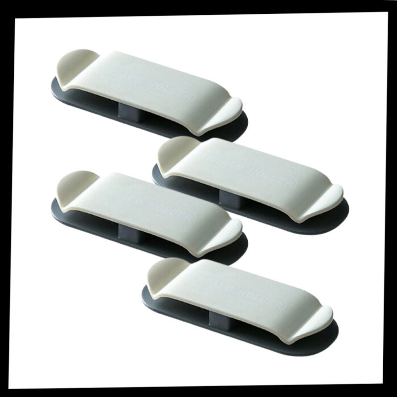 4er-Pack selbstklebende Kabelklemmschellen