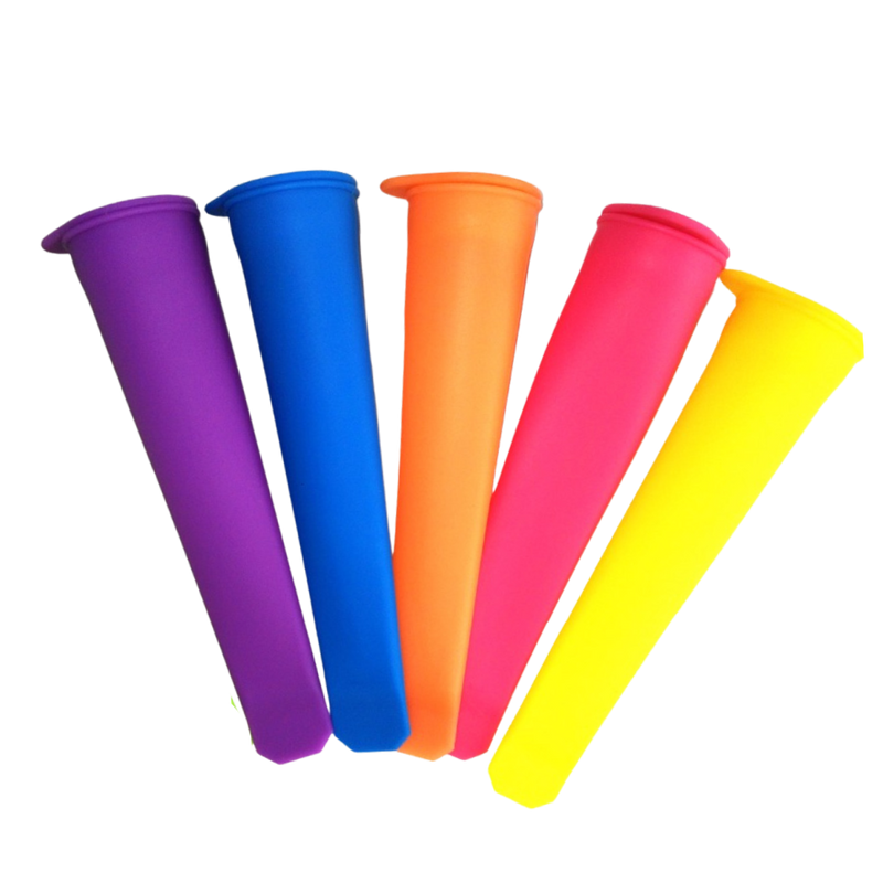 5er-Pack Silikonformen für Eis am Stiel
