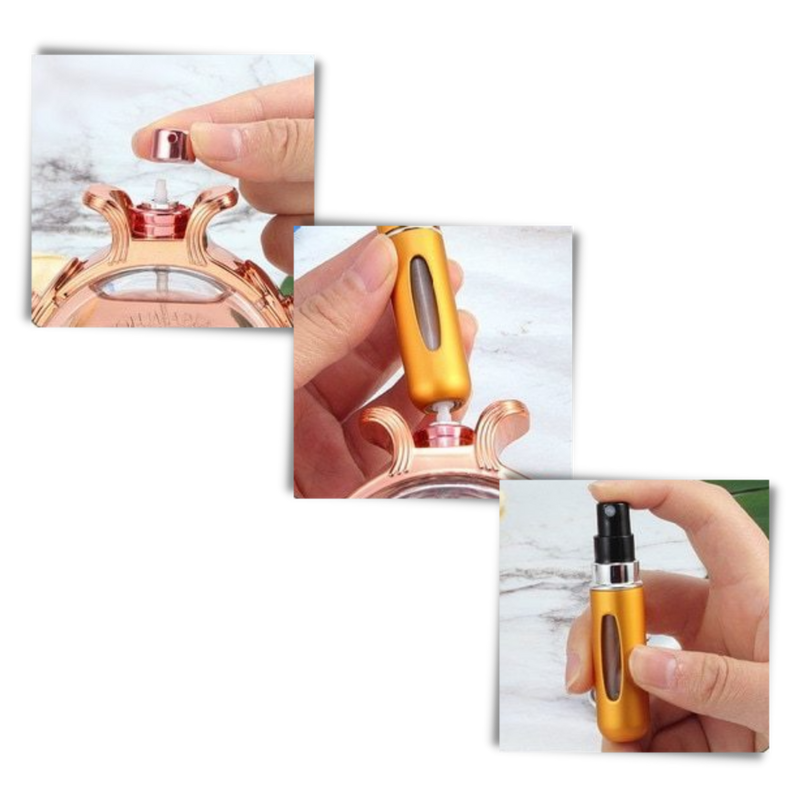 3er-Pack Mini-Parfümflaschen zum Nachfüllen