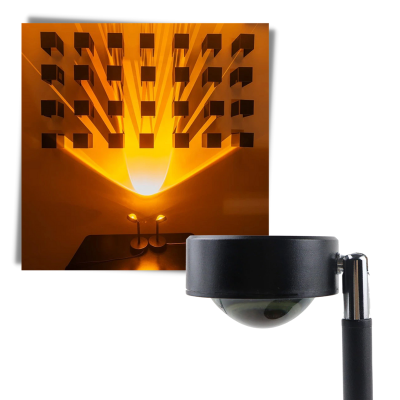 Farbiger Lichtprojektor LED-Schreibtischlampe