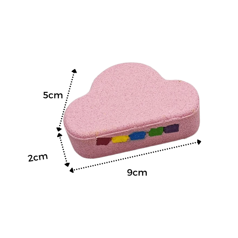 Bunte Meersalz-Badebombe