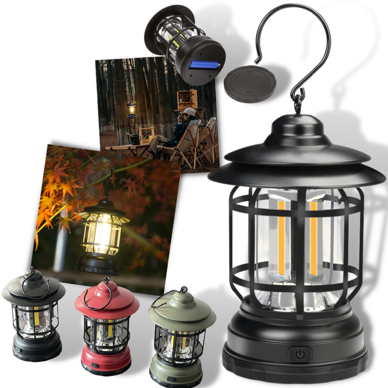 Retro LED Camping Laterne