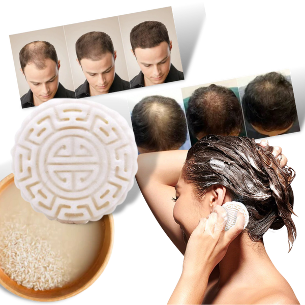 Festes Reis Shampoo & Haarspülung Bar