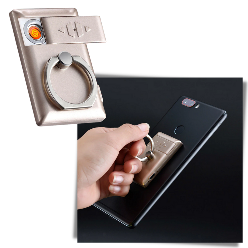 Telefon-Ring mit Feuerzeug