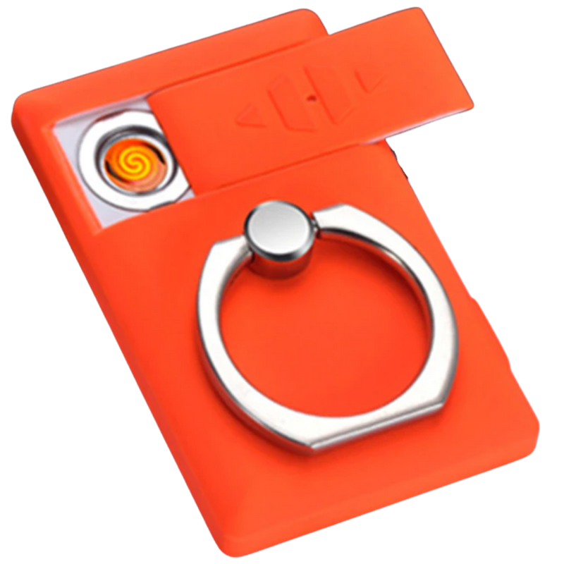 Telefon-Ring mit Feuerzeug