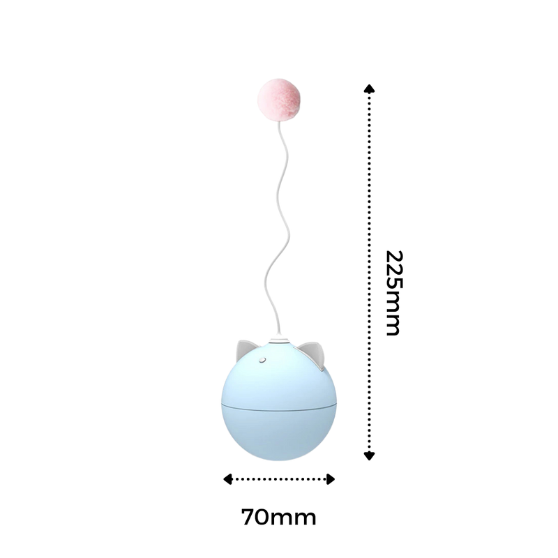 Katzenspielball mit Auto-Roll-Funktion
