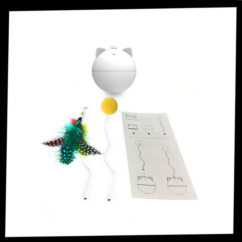 Katzenspielball mit Auto-Roll-Funktion
