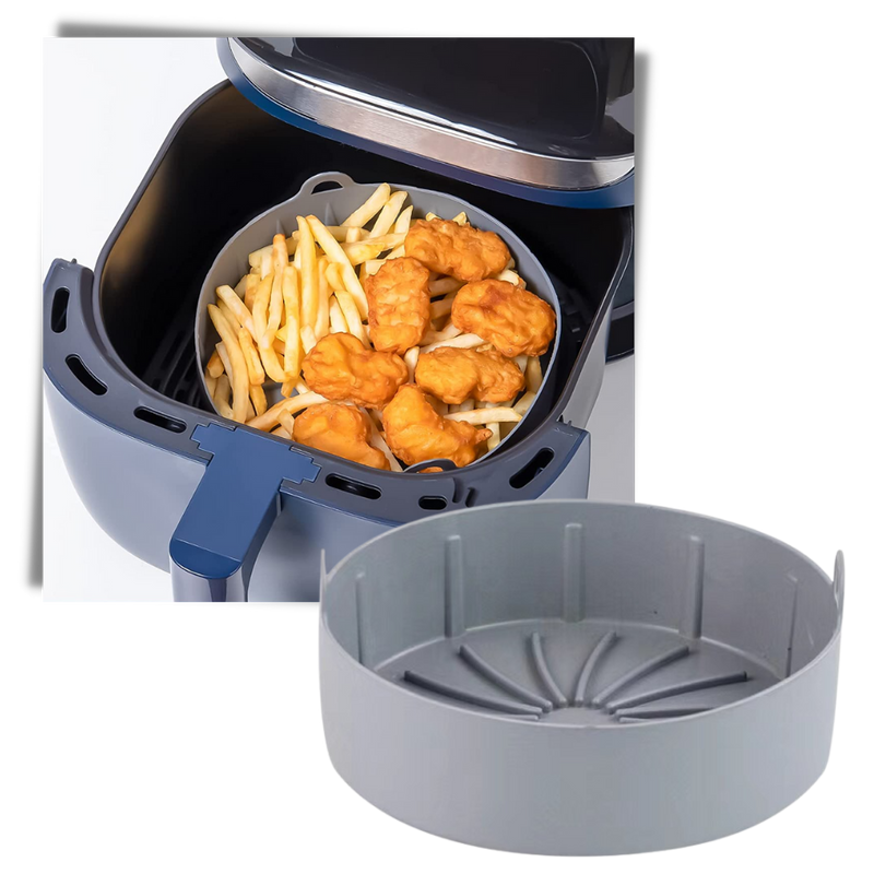 Wiederverwendbare Silikonpfanne für die Heißluftfritteuse