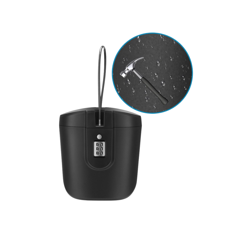 Tragbare Tresorbox mit Handgriff