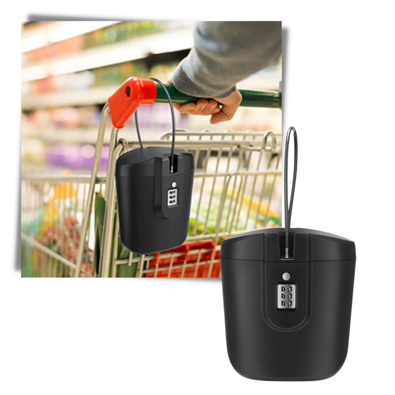 Tragbare Tresorbox mit Handgriff