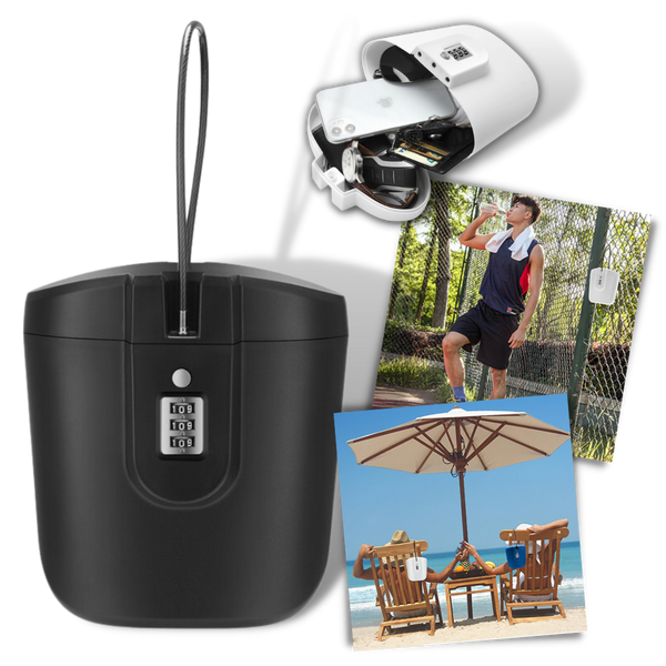 Tragbare Tresorbox mit Handgriff