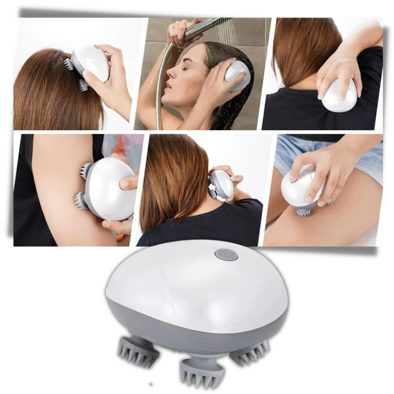 Vibrierendes Kopfhaut-Massagegerät