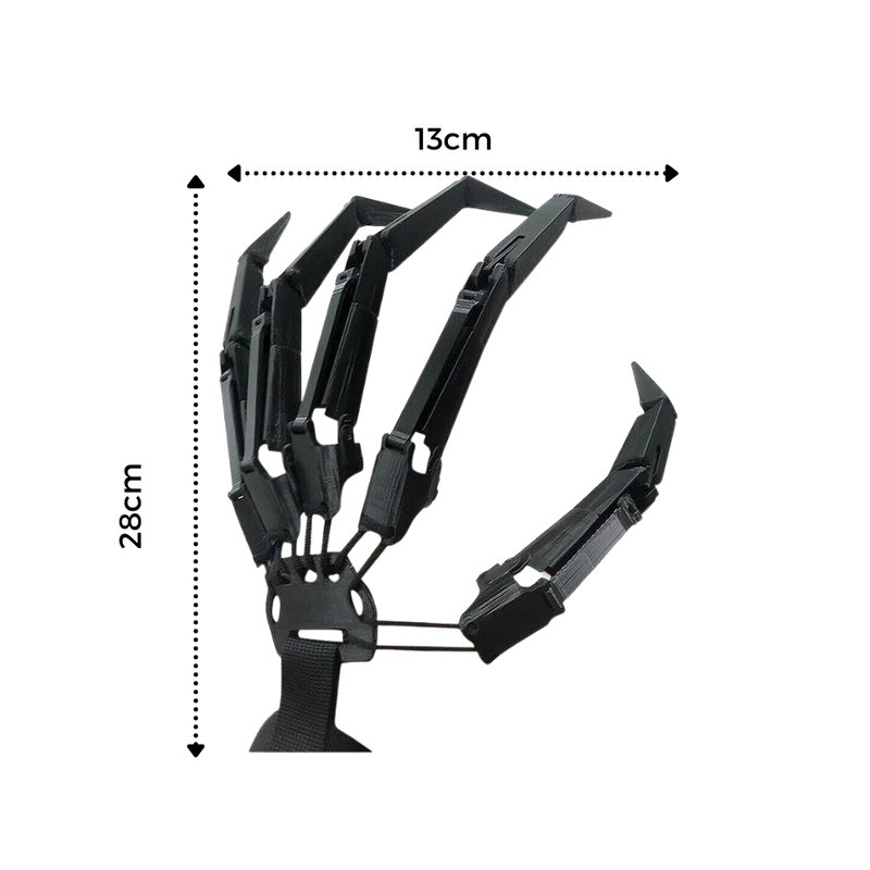 Fake Skelett Hände Handschuh